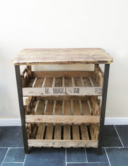 Reclaimed Industrial Wooden Shelving Unit | The Den & Now