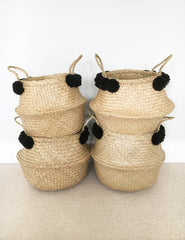 Seagrass Storage Baskets (pair) | The Den & Now