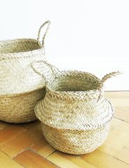 Seagrass Storage Baskets (Pair) | Buy Stylish Homeware | The Den & Now