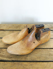 The Den & Now | Vintage Wooden Shoe Mould Lasts