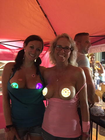 Daisy and Butterfly LED Pasties Costume Bike Week Key West