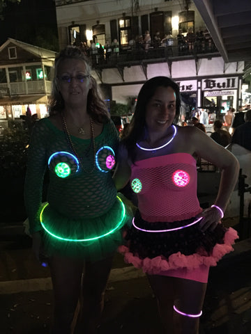 Fantasy Fest Costume LED Pasties by Sasswear