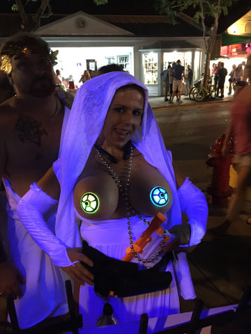 Fantasy Fest Star Wars Costume with LED Pasties