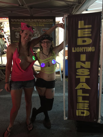 LED Lighting Installed Key West Bike Week
