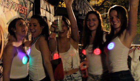 LED Light Up Pasties Girls Spring Break Key West