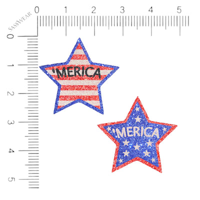 merica' star glitter pasties showstoppers