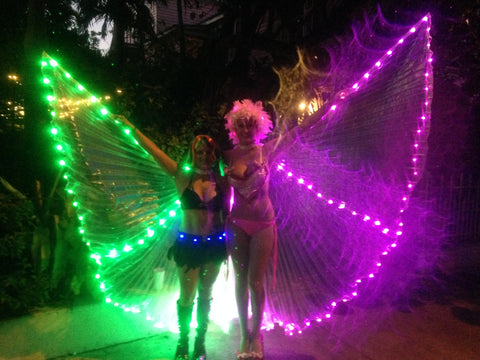 led isis wings fantasy fest costume