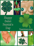 glow pasties costume clovers four leaf lucky