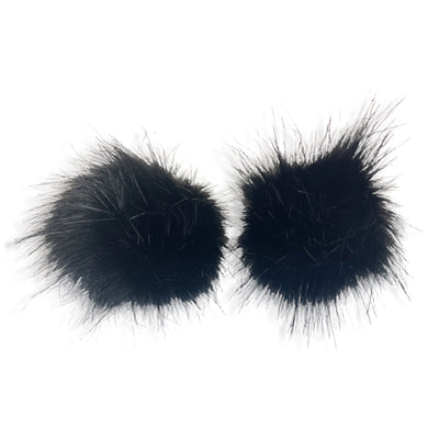 Stash Buns: Secret Stash Clip on Buns (Black)