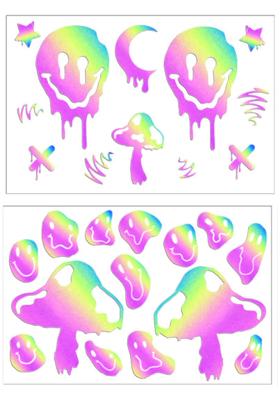 Drip Trip Face Melt Pasties/Body Stickers Set