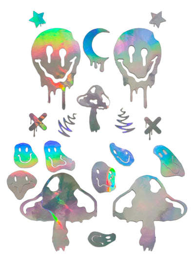 Drip Trip Face Melt Pasties/Body Stickers Set