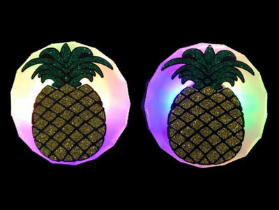 LED Nipple Pasties-Pineapple Clickers by Sasswear - Sasswear