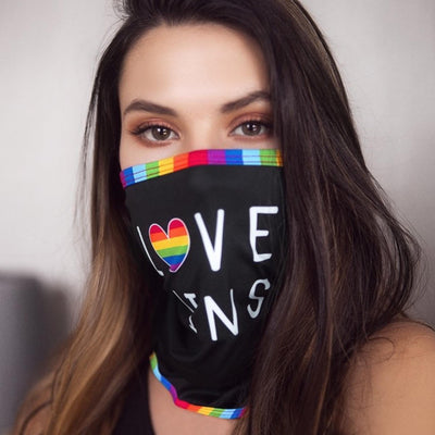 Face Mask Bandana | Love Wins by Mapalé - Sasswear