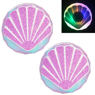 LED Nipple Pasties-Seashell Clickers by Sasswear - Sasswear