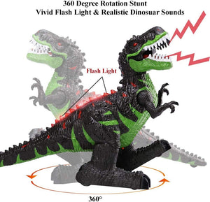 8 Channels 2.4G Rechargeable Remote Control Dinosaur Rex for Kids