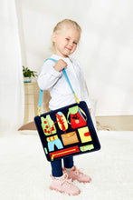 Load image into Gallery viewer, Montesorri Toys - Learn to Dress Busy Board for Toddlers 2Y+
