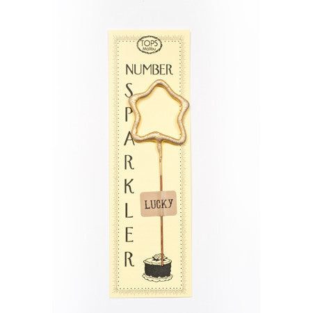 Mini Gold Sparkler Star
