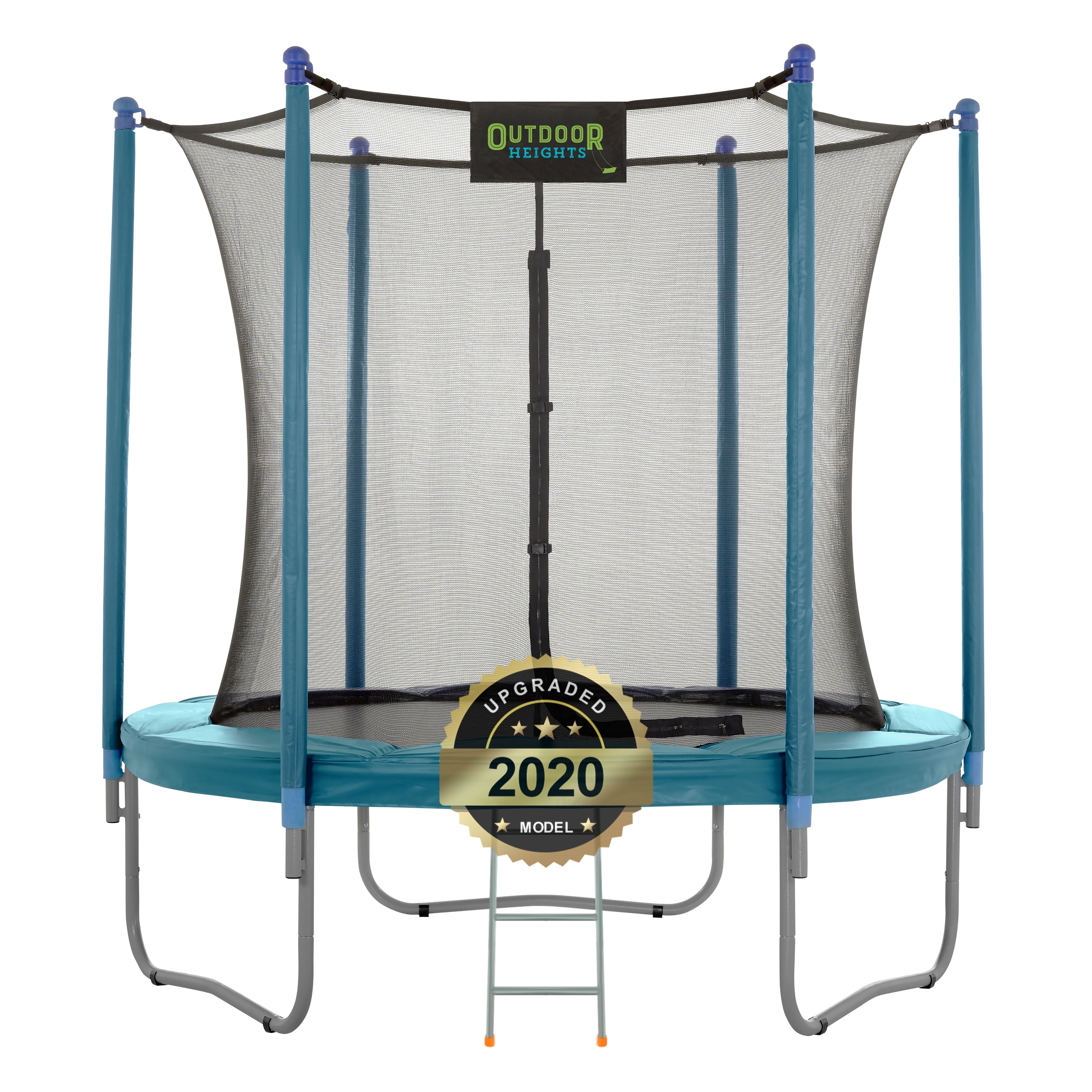 Geplooid plaag kaping Adult & Kid Outdoor Trampoline with Safety Net