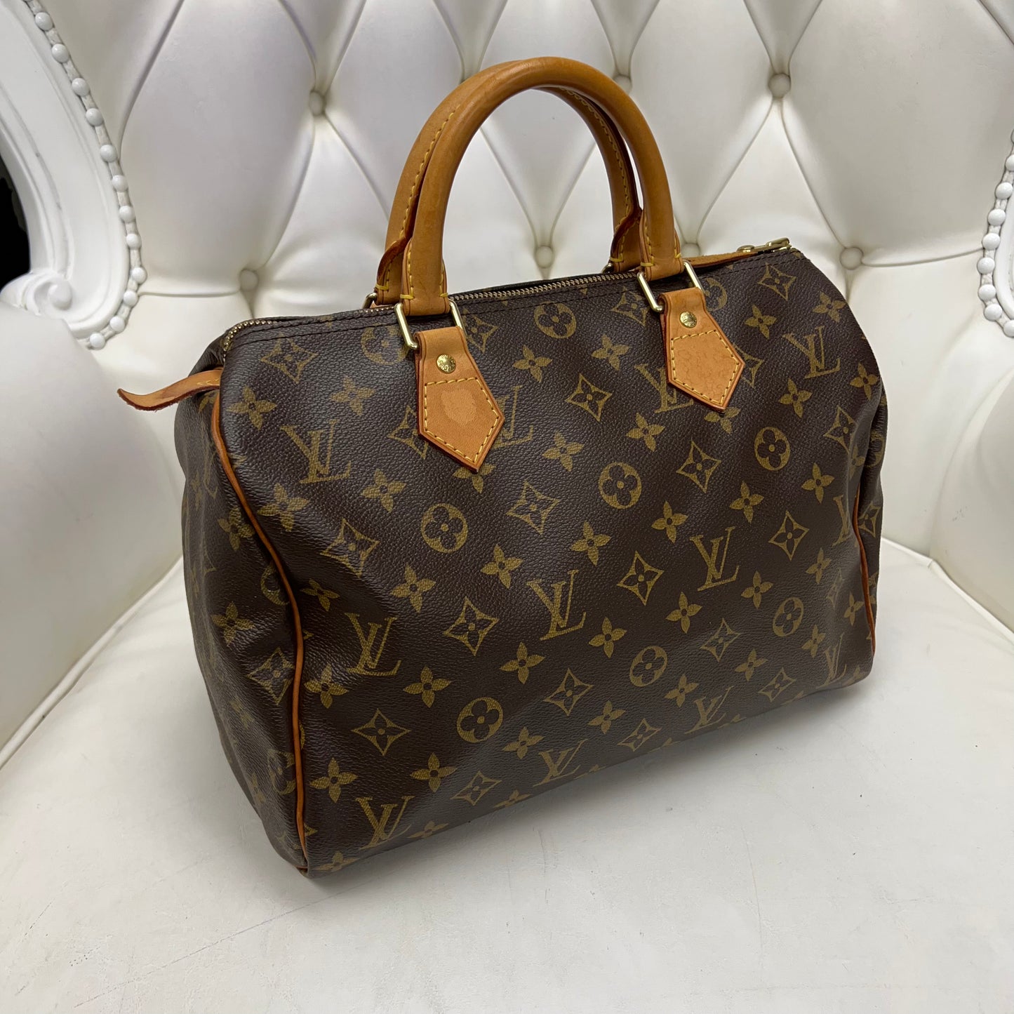 Louis Vuitton Speedy 30 Monogram with Lock & Keys