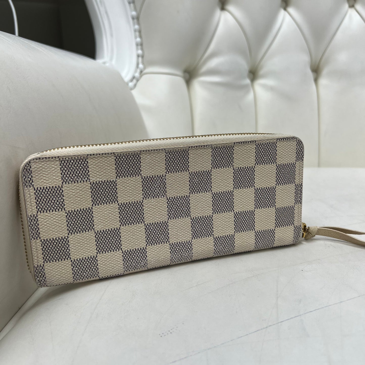 Louis Vuitton Clemence Wallet Damier Azur