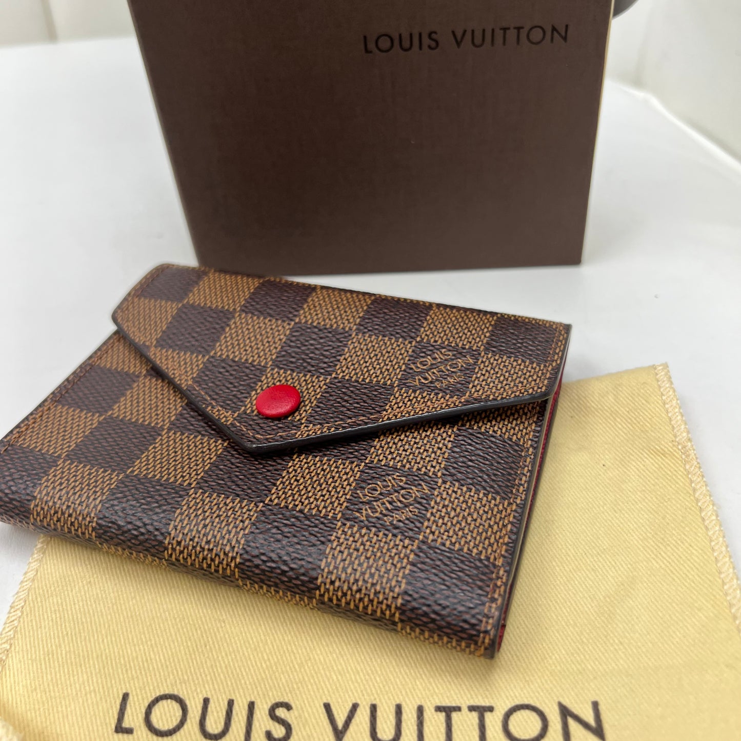 Louis Vuitton Victorine Wallet Damier Ebene