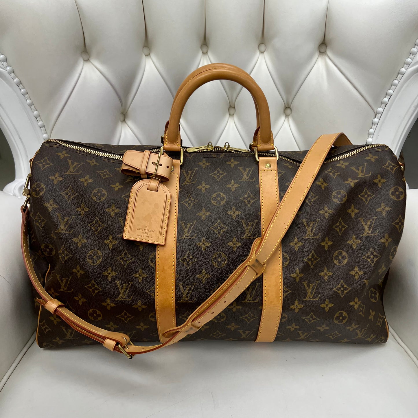 Louis Vuitton Monogram Keepall 50 Bandouliere