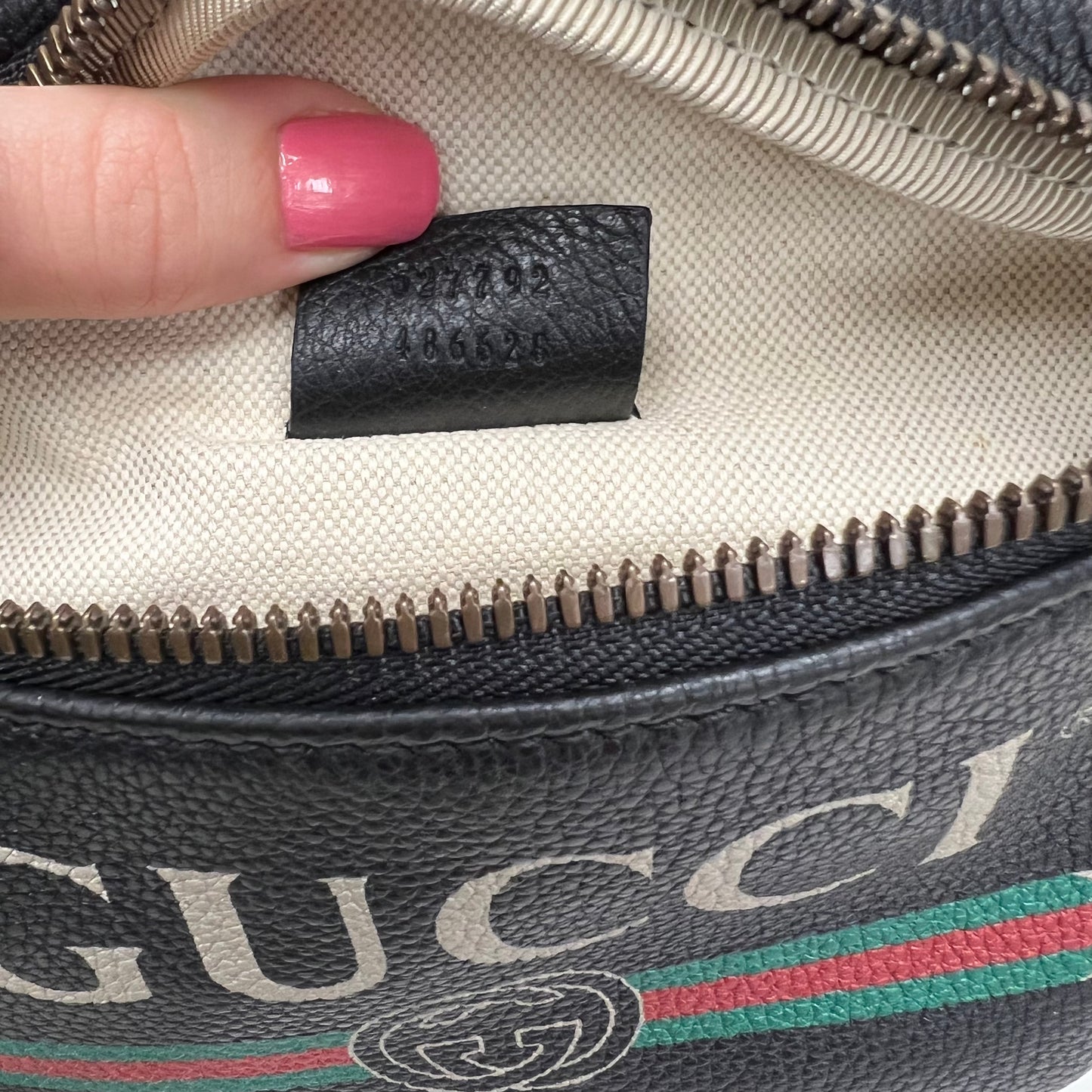 Gucci Black Leather Belt Bag