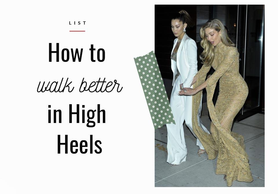 how to walk in 4 inch block heels