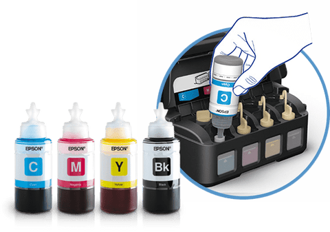 Depósitos tinta EPSON Ecotank