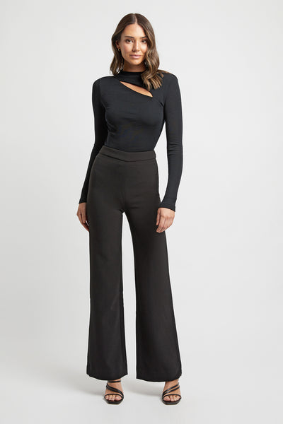 Buy Delta Long Flare Pants Black Online | Australia