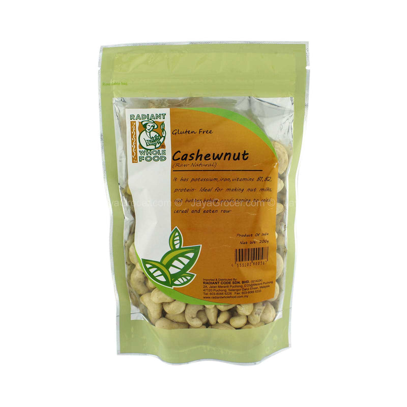 Radiant Whole Food Cashew Nut 200g