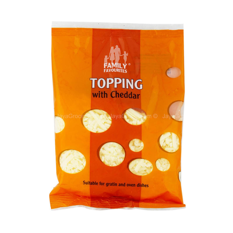 Family Favourites Topping with Cheddar 150g