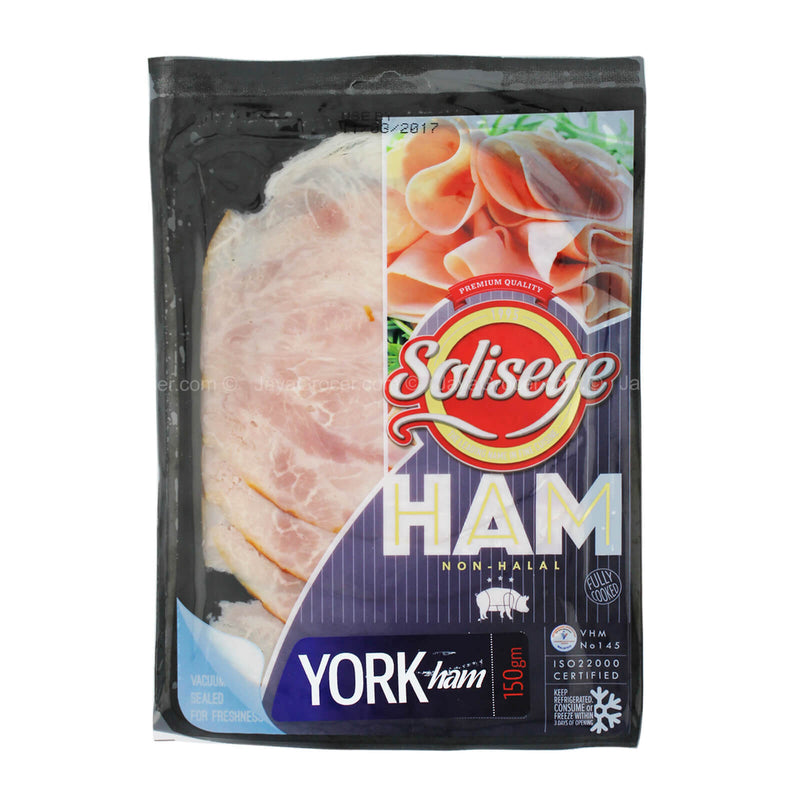 Solisege York Ham Slices 150g