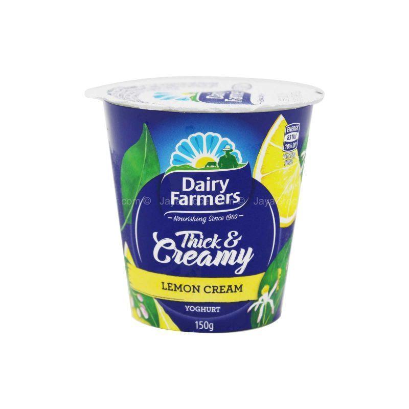 Dairy Farmers Thick and Creamy Lemon Cream Yoghurt 150g