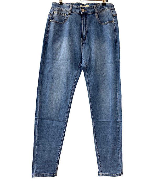 7486 Big denim jeans, medium blue – Okay Marked