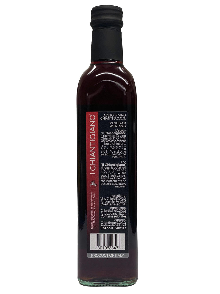 Il Chiantigiano Red Wine Vinegar 16 9 Fl Oz Assenti S Pasta