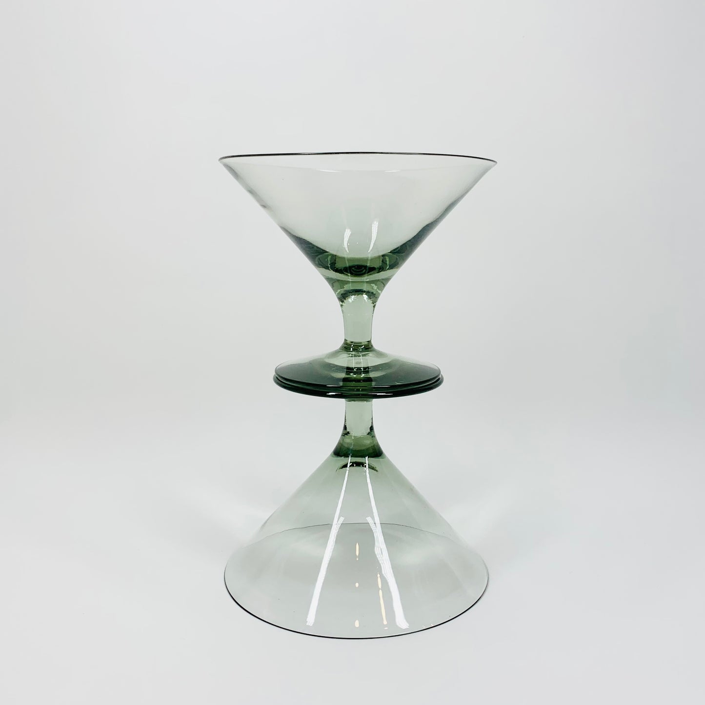 Extremely rare MCM Holmegaard grey cocktail glasses