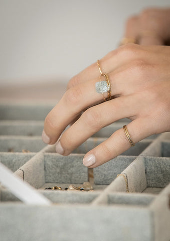 Aquamarine Rings 