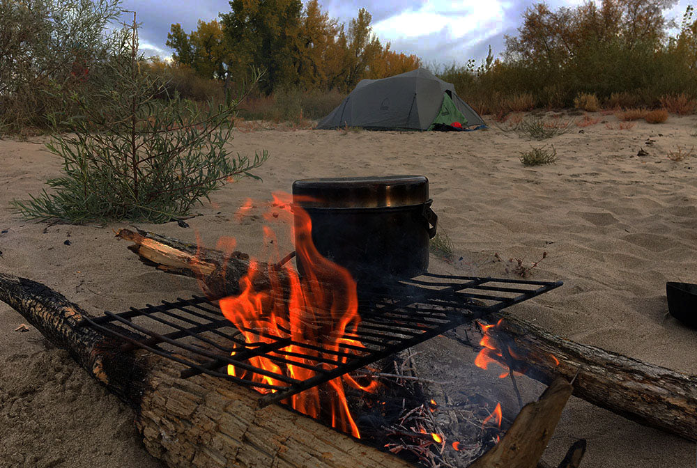 Campfire South Saskatchewan River