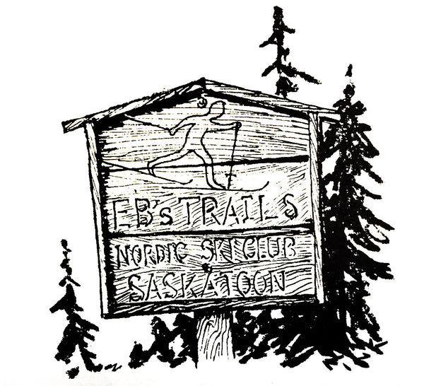 Eb's Trails sign