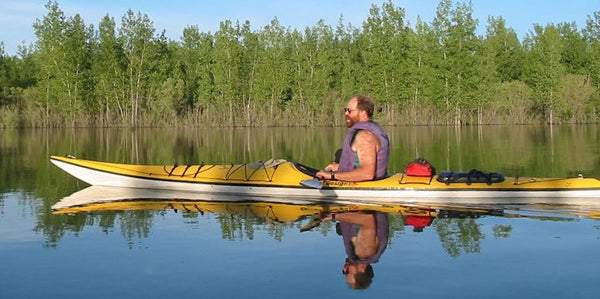 Jeff Roe kayaking