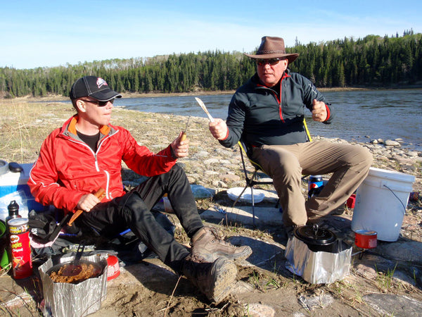 canoe trip knife fight