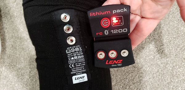 Lenz heated sock battery pack 