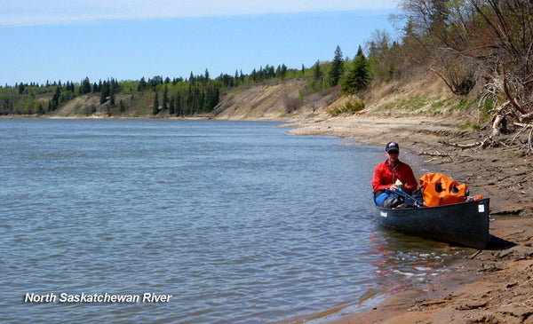 North Saskatchewan River canoe 