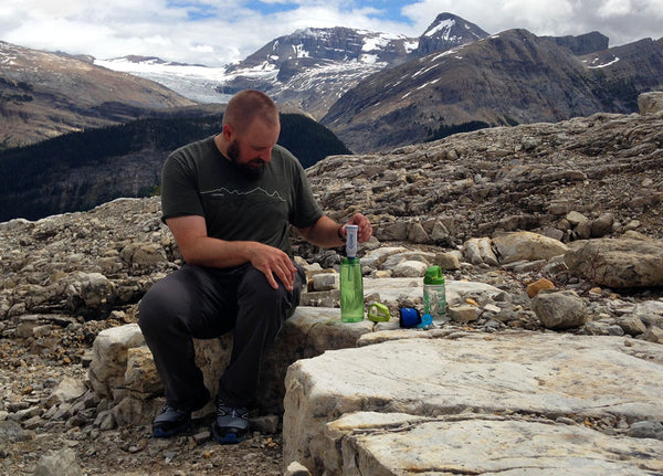 Using SteriPen in the Canadian Rockies