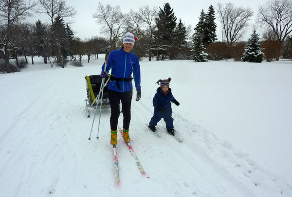 Skiing with kids