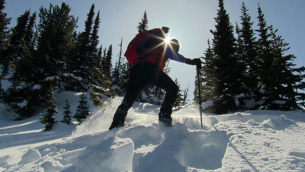 snowshoeing