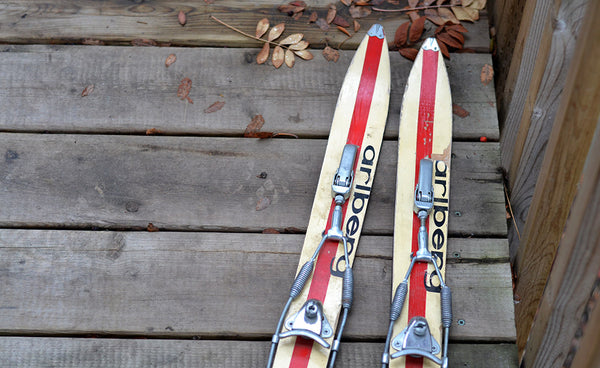old used skis