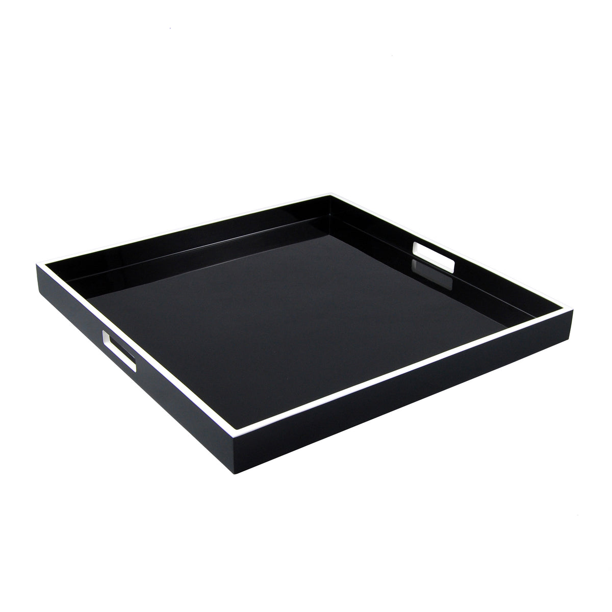 large white lacquer tray