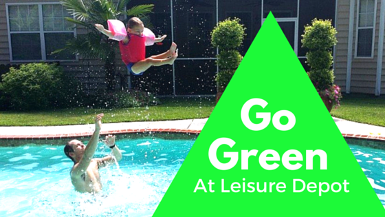 Going Green at Leisure Depot blog banner